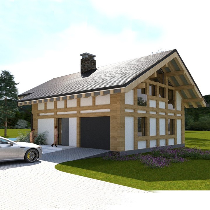 Innowacyjny dom drewniany Hofka Alpina