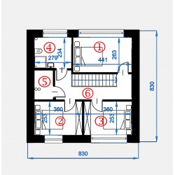 KOSTKA    69,50m2