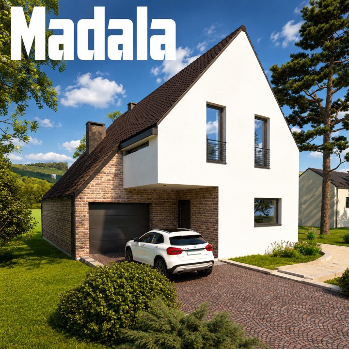 "Madala"- oryginalny projekt domu typu stodoła