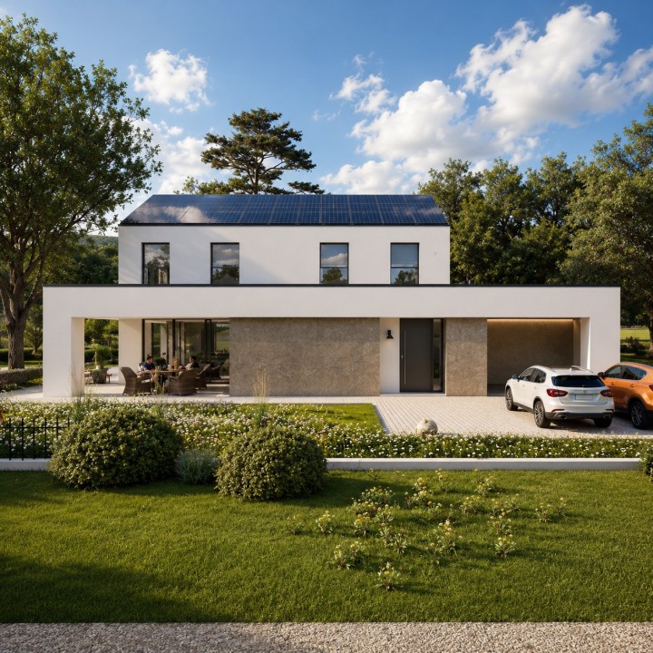 Fabia - projekt domu rozwojowego, do etapowej realizacji