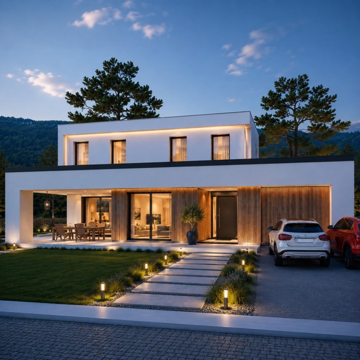 Fabia - projekt domu rozwojowego, do etapowej realizacji