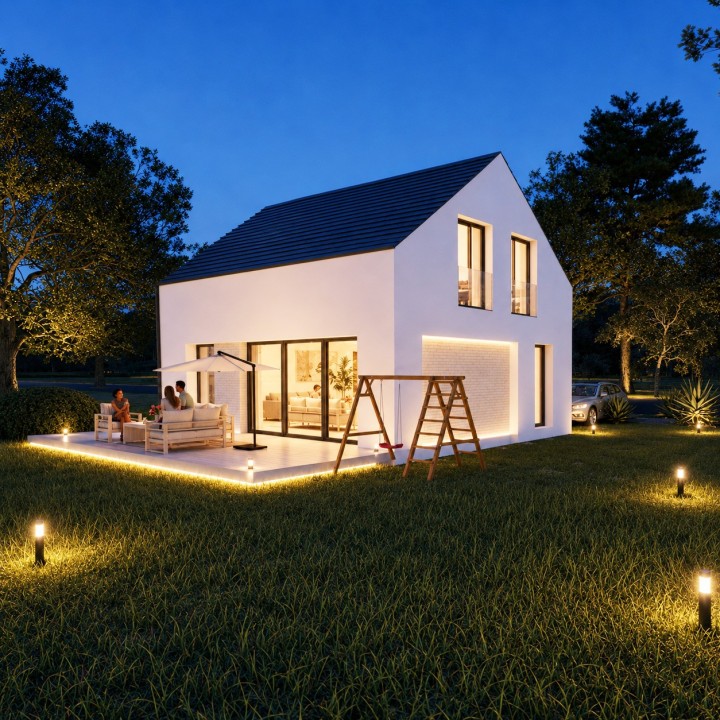 Saga  - projekt domu na zgłoszenie 70m2